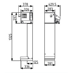 Dyzelinis siurblys Cube 90 F00592000