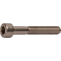 Šešiakampis varžtas su vidine galvute DIN912 M4x20 nerūdijančio plieno Kramp 912420RVSA4