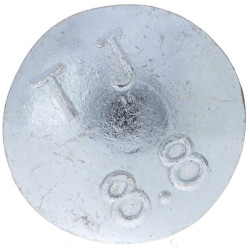 Varžtas su užsegimu DIN603 M8x80, cinkuotas plienas, 8.8 Kramp 60388088