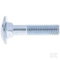Varžtas su užsegimu DIN603 M16x90, cinkuotas plienas, 8.8 Kramp 603169088