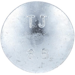 Varžtas su užsegimu DIN603 M12x55, cinkuotas plienas, 8.8 Kramp 603125588