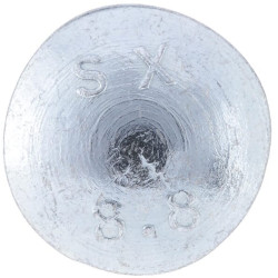 Varžtas su užsegimu DIN603 M6x25, cinkuotas plienas, 8.8 Kramp 60362588