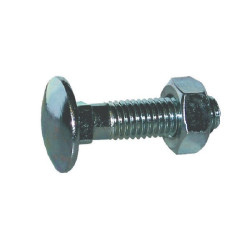 Varžtas su veržle DIN603 M10x20, cinkuotas plienas, 4.6 Kramp 6031020