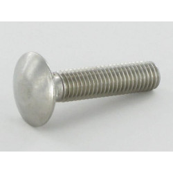 Varžtas su pusapvale galvute DIN603 M10x45 nerūdijantis plienas A2 Kramp 6031045RVSP050
