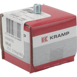 Sraigtas DIN916 M8x8 cinkuotas plienas 45H Kramp 91688P025
