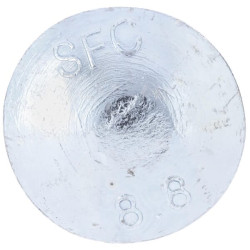 Varžtas su užsegimu DIN603 M8x90, cinkuotas plienas, 8.8 Kramp 60389088