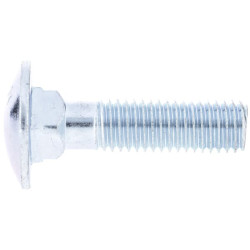 Varžtas su užsegimu DIN603 M10x40, cinkuotas plienas, 8.8 Kramp 603104088