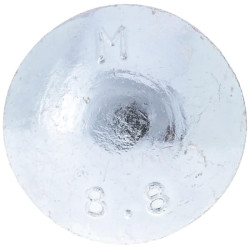 Varžtas su užsegimu DIN603 M8x50, cinkuotas plienas, 8.8 Kramp 60385088