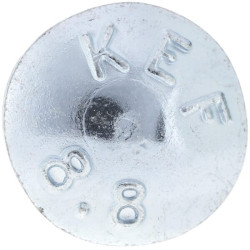 Varžtas su užsegimu DIN603 M6x35, cinkuotas plienas, 8.8 Kramp 60363588