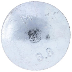 Varžtas su užsegimu DIN603 M10x100, cinkuotas plienas, 8.8 Kramp 6031010088