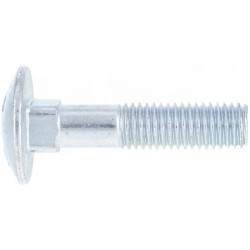 Varžtas su užsegimu DIN603 M12x55, cinkuotas plienas, 8.8 Kramp 603125588