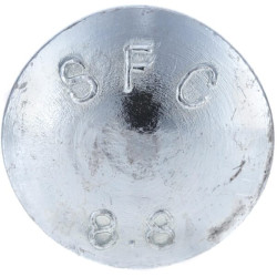 Varžtas su užsegimu DIN603 M12x50, cinkuotas plienas, 8.8 Kramp 603125088