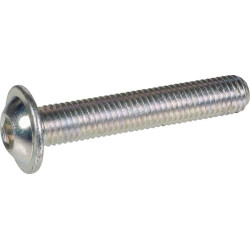 Plokščias apvalus šešiakampis varžtas M12x70 10.9 ZP ISO7380ULF1270109