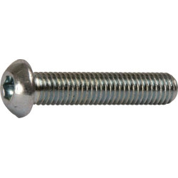 Plokščias apvalus šešiakampis varžtas M5x30 10.9 ZP ISO7380530109