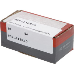 Šešiakampė fiksavimo veržlė DIN985 M12x1,25 cinkuotas plienas, 10 klasė, Kramp 9851212510