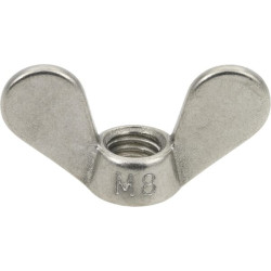Sparnuota veržlė M8, nerūd. stl A2 DIN 3158RVSDINP025