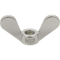 Sparnuota veržlė M12, nerūdijančio plieno A2 DIN 31512RVSDINP010