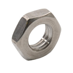 Šešiakampė veržlė, žema, DIN439, M10x1.00, nerūdijantis plienas, A2, Kramp 439B101RVSP001
