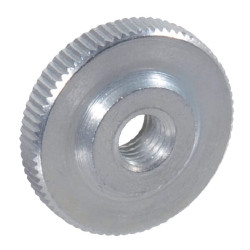 Plokščia, rievėta veržlė M8, cinkuota 4678