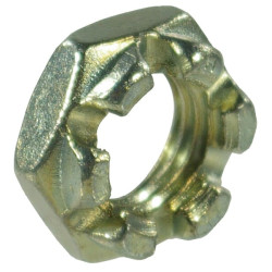 Žema veržlė su užsegamu antgaliu, DIN937, M16x2.00, cinkuotas plienas, 8 klasė, Kramp 93716