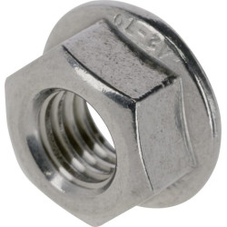 Šešiakampė flanšo veržlė DIN6923 M8x1.25 nerūdijantis plienas A2 Kramp 69238RVSP025