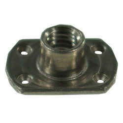 Suvirinimo veržlė su flanšu M8 plienas, 8 klasė, Kramp AM08