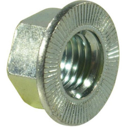 Šešiakampė flanšo veržlė M12x1,75, cinkuota plieninė, 10 klasė, Kramp 12VR