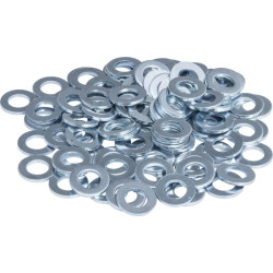 Poveržlė M5x9,5x1 mm, cinkuota plieninė, DIN 433, Kramp 43305