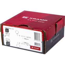 Išorinis fiksavimo žiedas 18x1,2 mm DIN471, plienas Kramp 47118