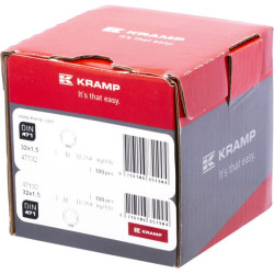 Išorinis fiksavimo žiedas 32x1,5 mm DIN471, plienas Kramp 47132