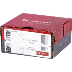 Išorinis fiksavimo žiedas 23x1,2 mm DIN471, plienas Kramp 47123