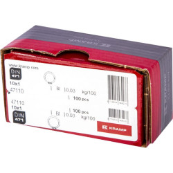 Išorinis fiksavimo žiedas 10x1mm DIN471 plienas Kramp 47110