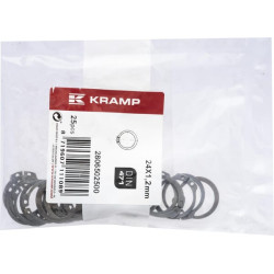 Išorinis fiksavimo žiedas 24x1,2 mm DIN471, plienas Kramp 47124P025