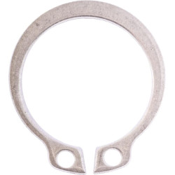 Išorinis fiksavimo žiedas 19x1,2 mm DIN471 nerūdijantis plienas Kramp 47119RVS