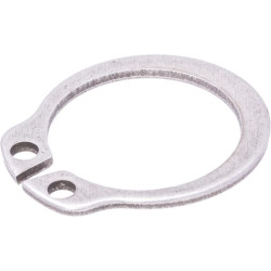 Išorinis fiksavimo žiedas 15x1mm DIN471 nerūdijantis plienas Kramp 47115RVS