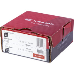 Vidinis žiedas 27x1,2 mm DIN472, plienas Kramp 47227