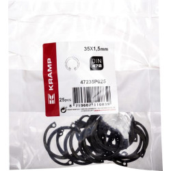 Vidinis žiedas 35x1,5 mm DIN472, plienas Kramp 47235P025