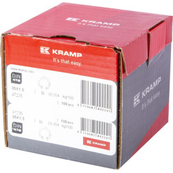Vidinis žiedas 35x1,5 mm DIN472, plienas Kramp 47235