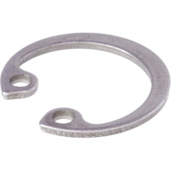 Apsauginis žiedas, vidinis 15x1mm, DIN472, nerūdijantis plienas, Kramp 47215RVS