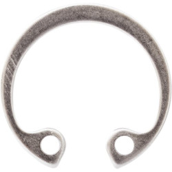 Apsauginis žiedas, vidinis 17x1mm, DIN472, nerūdijantis plienas, Kramp 47217RVS