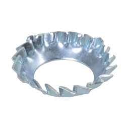 Dantyta fiksavimo poveržlė M8x15,3x0,5 mm, cinkuotas plienas, DIN 6798 Kramp 6798V8