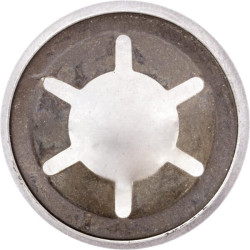 „Starlock“ fiksavimo poveržlė su dangteliu 12x2,6 mm, nerūdijantis plienas A2, 1 vnt., „Starlock SL12KAPRVS“