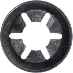 „Starlock“ poveržlė 1/4 colio 6,4 x 1,5 mm, plienas, poliruotas, „Starlock“ FGP013857