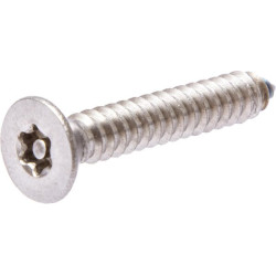 Savisriegis varžtas 6,3x38 mm TX30 įleidžiama galvute, nerūdijantis plienas, DIN 7982C Kramp 7982CTP6338RVSP001