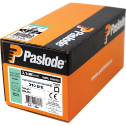 Kvadratinė vinis 3,1 x 80 FZB 310 vnt. 114017NKT