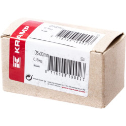 Kniedės po 0,5 kg, 5x30, 530V