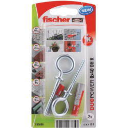 Kamštis Duopower 8x40 OH K 2vnt. 535006