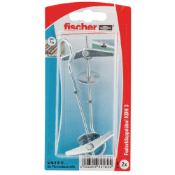 Spyruoklinis užspaudimo kaištis + apvalus h. 2 KDH3K