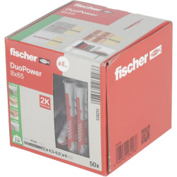 Kištukas Duopower 8x65 dėžutė 50 vnt. 538251