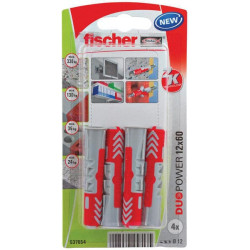 Kamštis Duopower 12x60 4 vnt. 537654